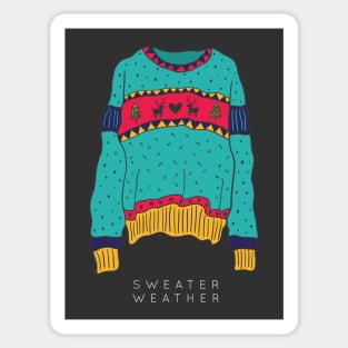 Sweater Weather Sticker